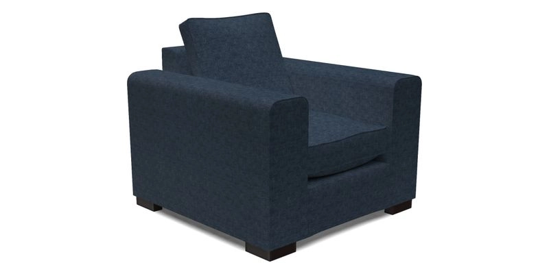 Saxmundham Chair in Two Tone Plain Biscuit