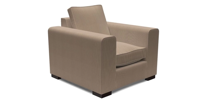 Saxmundham Chair in Two Tone Plain Biscuit