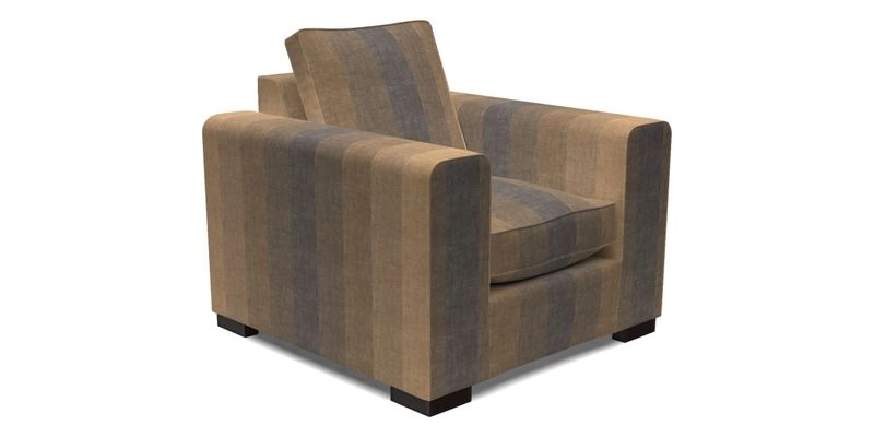 Saxmundham Chair in Two Tone Plain Biscuit