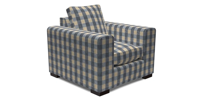 Saxmundham Chair in Two Tone Plain Biscuit