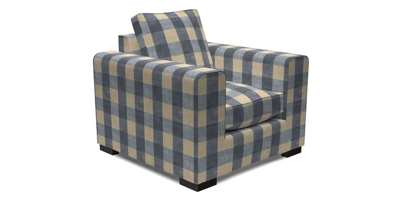 Saxmundham Chair in Two Tone Plain Biscuit