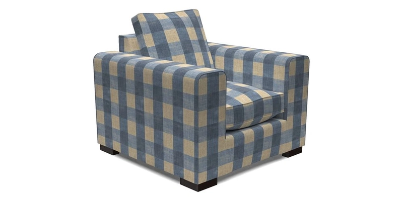 Saxmundham Chair in Two Tone Plain Biscuit