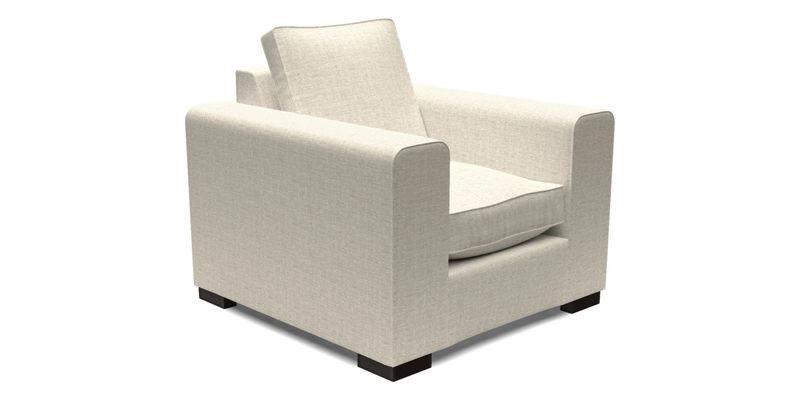 Saxmundham Chair in Two Tone Plain Biscuit