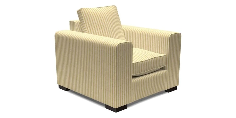 Saxmundham Chair in Two Tone Plain Biscuit