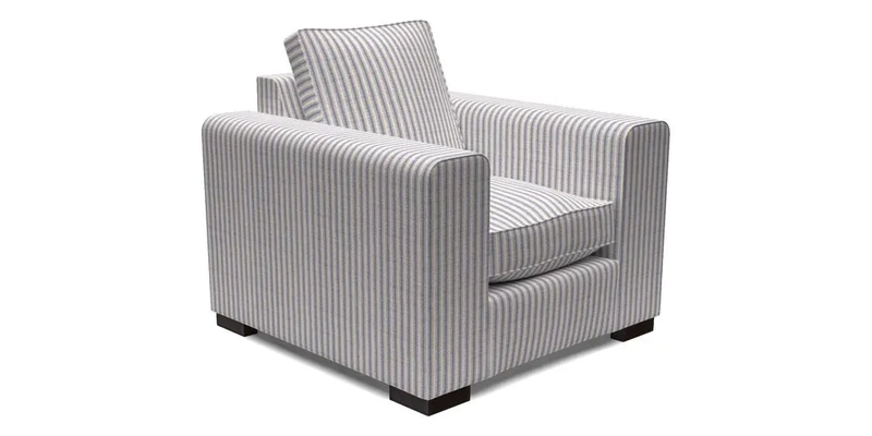 Saxmundham Chair in Two Tone Plain Biscuit