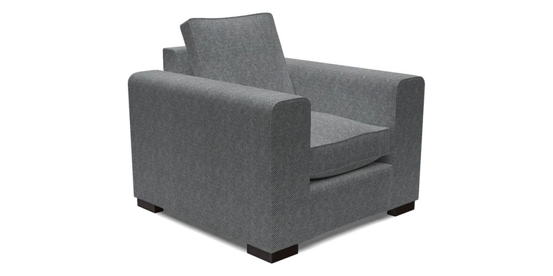 Saxmundham Chair in Two Tone Plain Biscuit