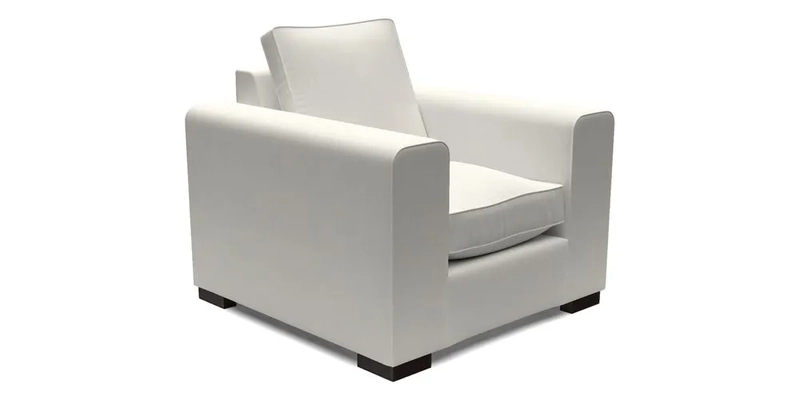 Saxmundham Chair in Two Tone Plain Biscuit