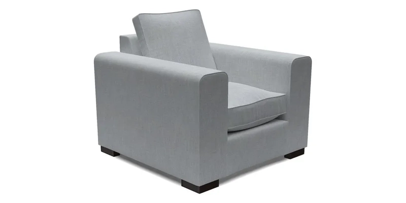 Saxmundham Chair in Two Tone Plain Biscuit