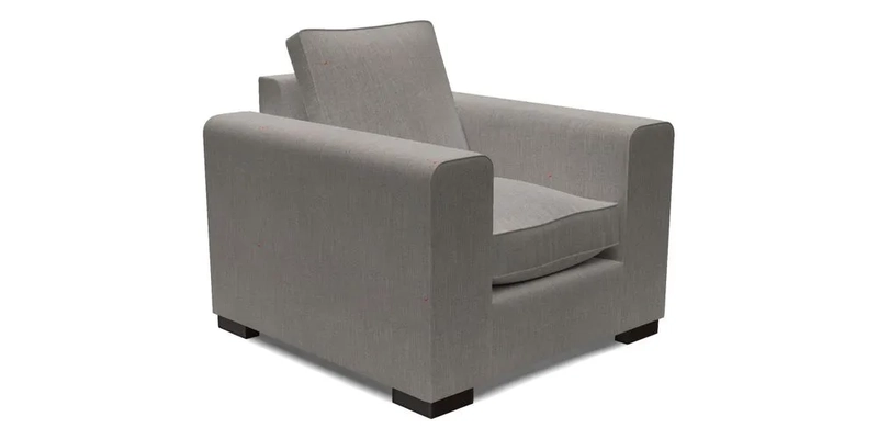 Saxmundham Chair in Two Tone Plain Biscuit