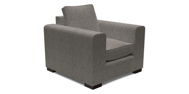 Saxmundham Chair in Two Tone Plain Biscuit