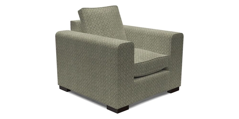 Saxmundham Chair in Two Tone Plain Biscuit