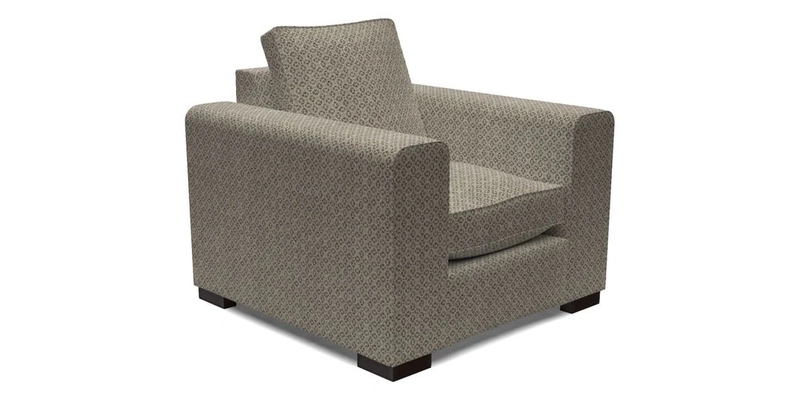 Saxmundham Chair in Two Tone Plain Biscuit