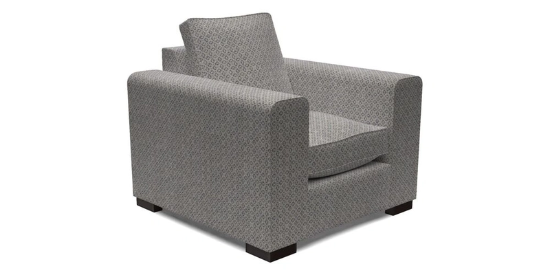 Saxmundham Chair in Two Tone Plain Biscuit