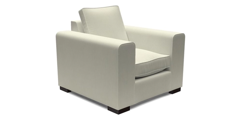 Saxmundham Chair in Two Tone Plain Biscuit