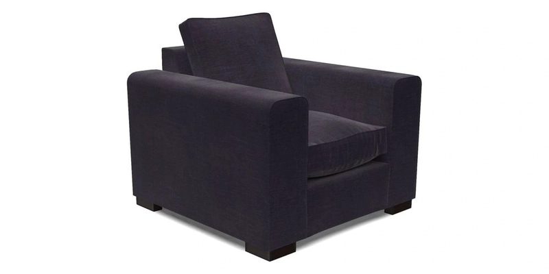 Saxmundham Chair in Two Tone Plain Biscuit