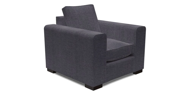 Saxmundham Chair in Two Tone Plain Biscuit