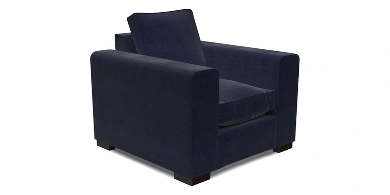 Saxmundham Chair in Two Tone Plain Biscuit