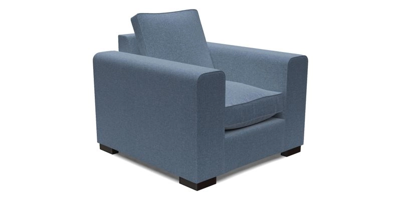 Saxmundham Chair in Two Tone Plain Biscuit