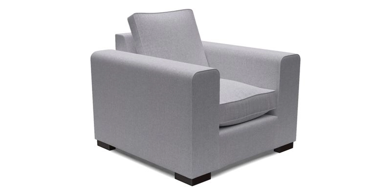 Saxmundham Chair in Two Tone Plain Biscuit