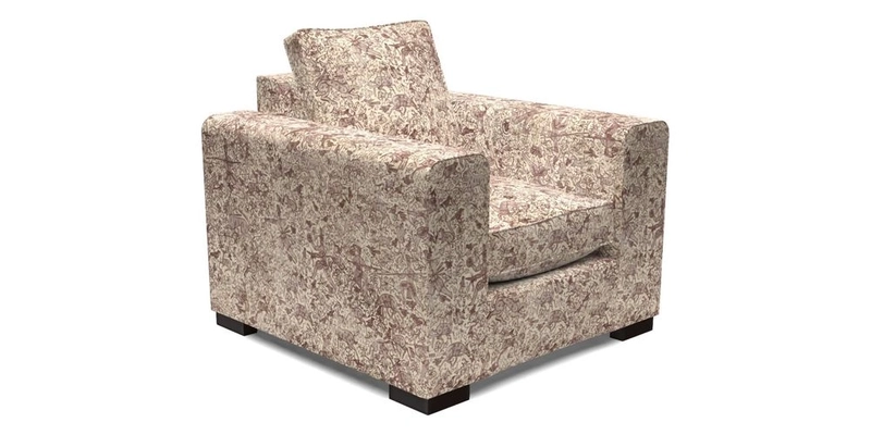 Saxmundham Chair in Two Tone Plain Biscuit