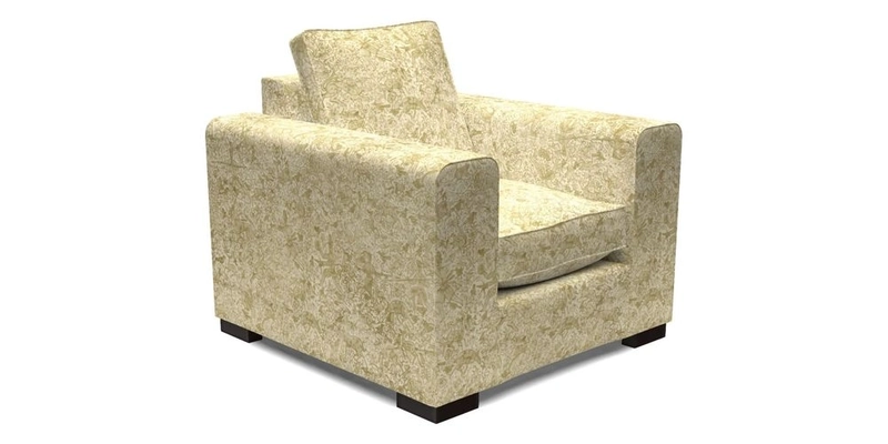 Saxmundham Chair in Two Tone Plain Biscuit