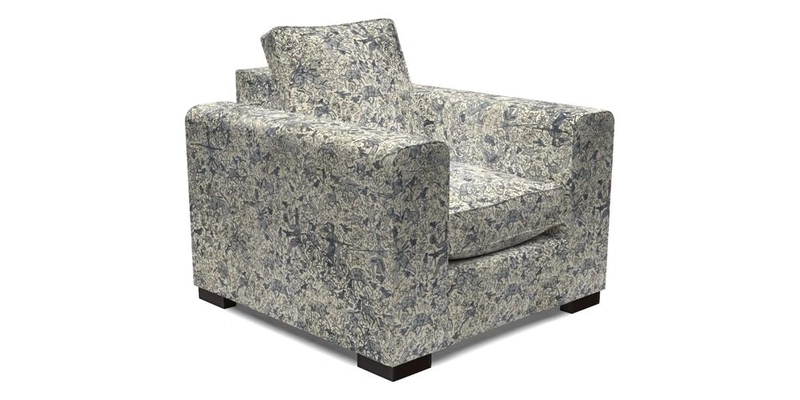 Saxmundham Chair in Two Tone Plain Biscuit