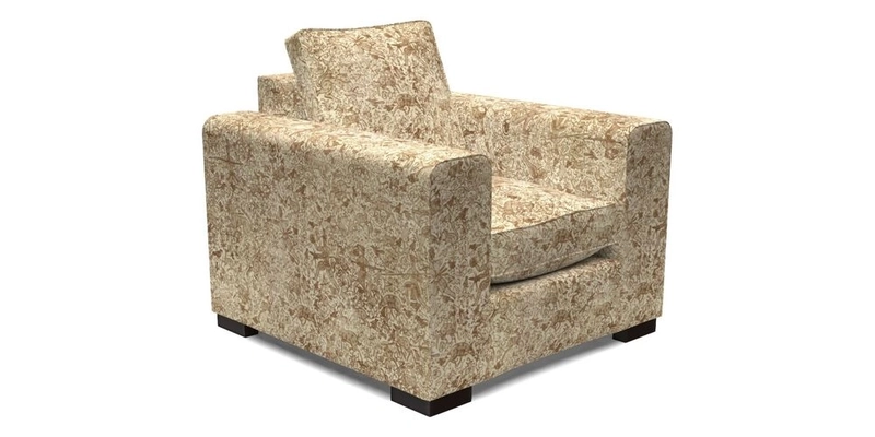 Saxmundham Chair in Two Tone Plain Biscuit