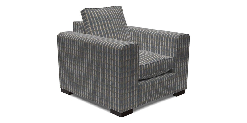 Saxmundham Chair in Two Tone Plain Biscuit