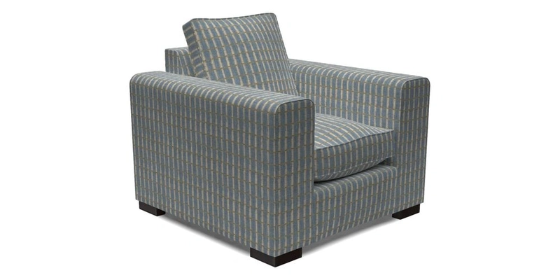 Saxmundham Chair in Two Tone Plain Biscuit