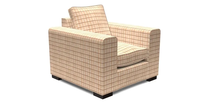 Saxmundham Chair in Two Tone Plain Biscuit