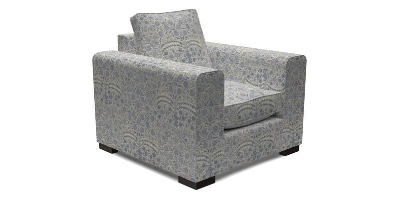 Saxmundham Chair in Two Tone Plain Biscuit