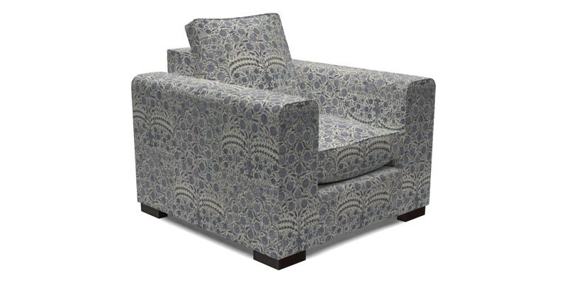 Saxmundham Chair in Two Tone Plain Biscuit