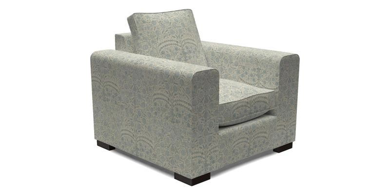 Saxmundham Chair in Two Tone Plain Biscuit