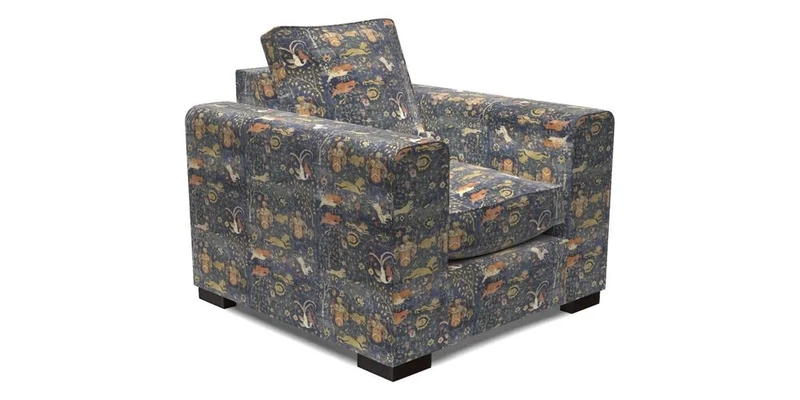 Saxmundham Chair in Two Tone Plain Biscuit