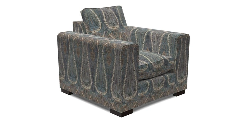 Saxmundham Chair in Two Tone Plain Biscuit