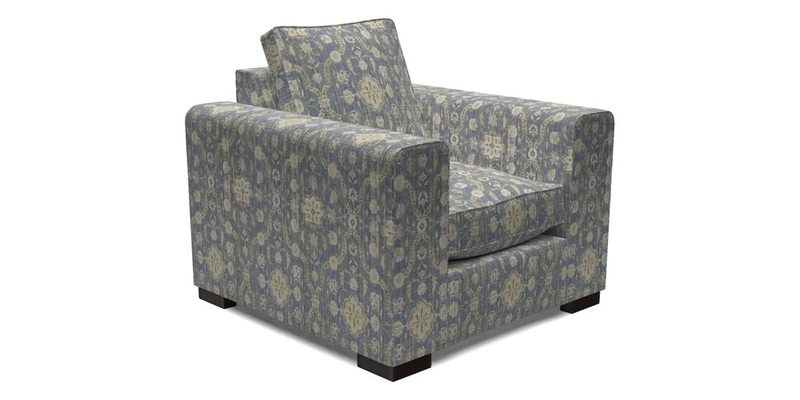 Saxmundham Chair in Two Tone Plain Biscuit