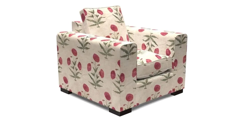 Saxmundham Chair in Two Tone Plain Biscuit