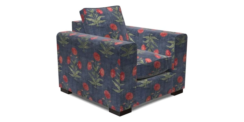 Saxmundham Chair in Two Tone Plain Biscuit