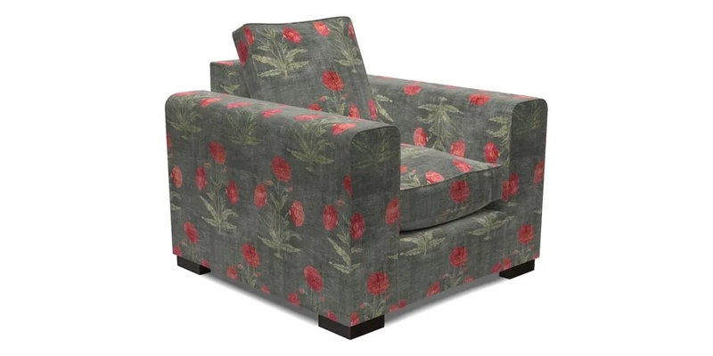 Saxmundham Chair in Two Tone Plain Biscuit