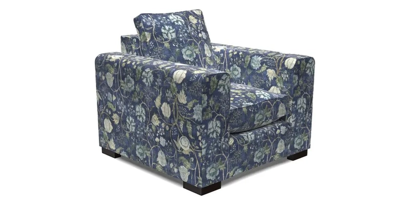 Saxmundham Chair in Two Tone Plain Biscuit