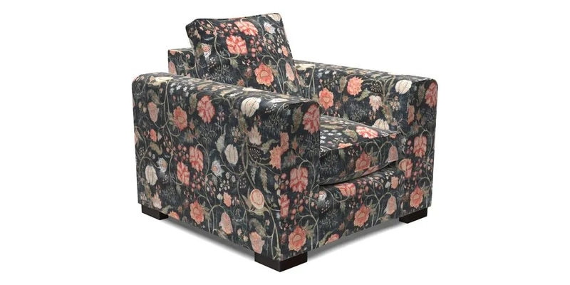 Saxmundham Chair in Two Tone Plain Biscuit