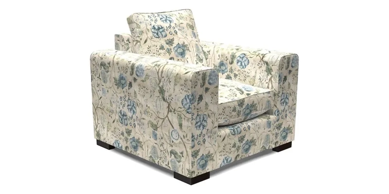 Saxmundham Chair in Two Tone Plain Biscuit