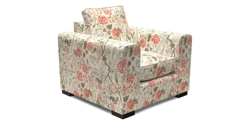 Saxmundham Chair in Two Tone Plain Biscuit