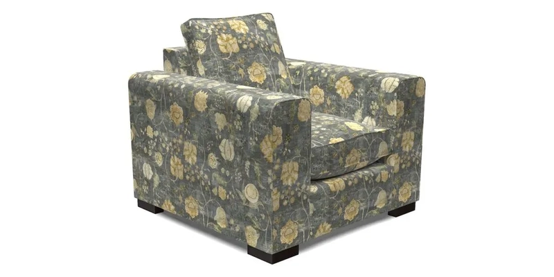 Saxmundham Chair in Two Tone Plain Biscuit