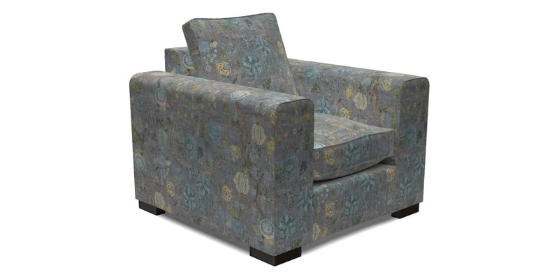 Saxmundham Chair in Two Tone Plain Biscuit