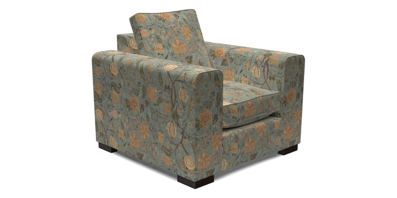 Saxmundham Chair in Two Tone Plain Biscuit