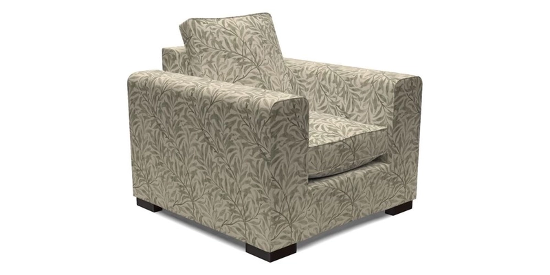 Saxmundham Chair in Two Tone Plain Biscuit