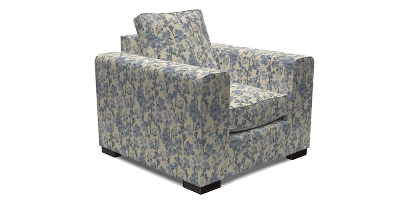 Saxmundham Chair in Two Tone Plain Biscuit