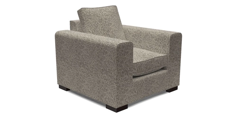 Saxmundham Chair in Two Tone Plain Biscuit