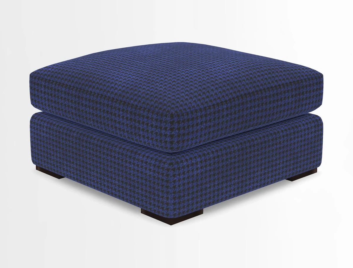 Stockbridge Combi Footstool in Two Tone Plain Biscuit